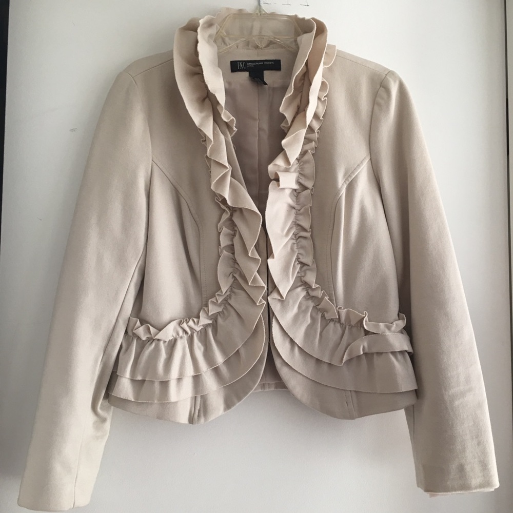 INC Ruffled Blazer - Picture 2 of 8